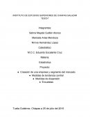 Creación de una empresa y segmento del mercado