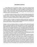 Conocimiento cientifico y ciencia