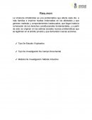 Metodologia. La Violencia Intrafamiliar