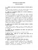Cuestionario de derecho