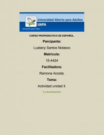 Propedeutico espanol. Página 1