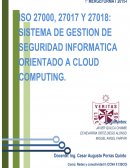 LA GESTION DE LOS RIESGOS DE SEGURIDAD DE LA INFORMACION EN SERVICIOS EN LA NUBE