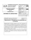 Estudio de las propiedades de la materia.