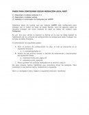 Como configurar servidor local con postgres