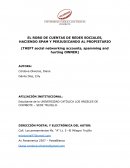 EL ROBO DE CUENTAS DE REDES SOCIALES, HACIENDO SPAM Y PERJUDICANDO AL PROPIETARIO