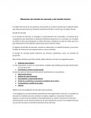 Elementos del estudio de mercado y del estudio técnico