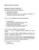 Regímenes Aduaneros aplicados