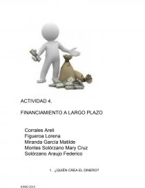 Financiamiento a largo plazo. Página 1