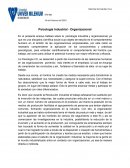 En el presente ensayo hablare sobre la psicología industrial y organizacional