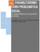 EL PARAMILITARISMO COMO PROBLEMÁTICA SOCIAL