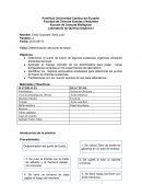 Determinación del punto de fusión.