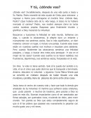 Y tú, ¿dónde vas?