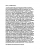 Cultura y arquitectura