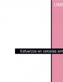 Esfuerzos en celosias simples