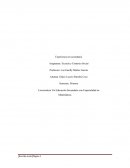 Experiencia en secundaria