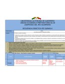 SECUENCIA DIDÁCTICA DE QUÍMICA I