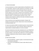 Relatoria toma de decisiones