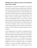 EMPRESARIO ANTE LA PEREZA DE CREAR UN PLAN ESTRATEGICO APAGA, CIERRA Y VAMONOS