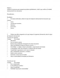 Transporte internacional de mercancías. Página 1