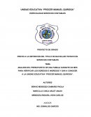 PRESUPUESTO FAMILIAR