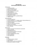 ANÁLISIS FODA DEPARTAMENTO MERCADEO Y VENTAS