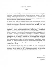 Expocicion Reforma. Página 1