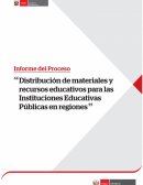 Distribución de Materiales Educativos