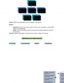 ADMINISTRACION Definir metas (realizables), fijar estrategias, armar planes. Página 1
