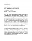 Actividad previa Registro de clase de matemáticas