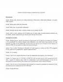 Guion tecnico para atencion al cliente