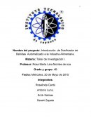 Bebidas Nombre del proyecto: Introducción de Dosificador de Bebidas Automatizado a la Industria Alimentaria.