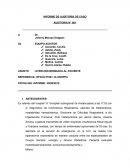 INFORME DE AUDITORIA