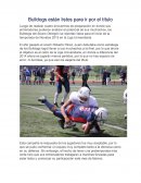 Bulldogs están listos para ir por el título