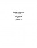 Reporte de investigación El presente reporte de aprendizaje alude al tema de “El estado y mi comunidad”.