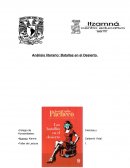 Análisis literario: Batallas en el Desierto