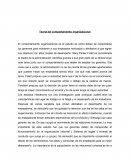 Teoría del comportamiento organizacional