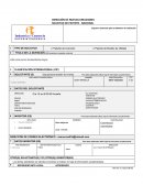 DIRECCIÓN DE NUEVAS CREACIONES SOLICITUD DE PATENTE - NACIONAL