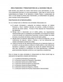 ÁREA FINANCIERA Y PRESUPUESTARIA DE LA HACIENDA PÚBLICA