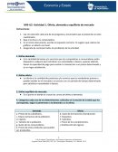 MIII-U2- Actividad 1. Oferta, demanda y equilibrio de mercado