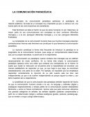 La comunicación paradojica