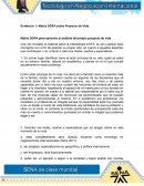 Matriz FODA proyecto de vida