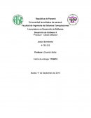 Desarrollo de Software II “Practica 1 Clases Métodos”