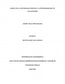ENSAYO DE LA CONTABILIDAD CREATIVA Y LA RESPONSABILIDAD DE LOS AUDITORES