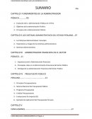 FUNDAMENTOS DE LA ADMINISTRACION PÚBLICA