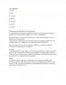 Principios de análisis de la operación