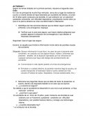 ACTIVIDAD 1 Según los temas tratados en la primera semana, resuelva el siguiente cas