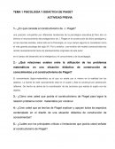 TEMA 1 PSICOLOGÍA Y DIDÁCTICA DE PIAGET