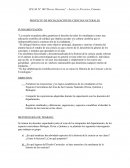 Proyecto de socializacion de ciencias naturales