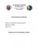 Resumen de la Homeostasis y celulas
