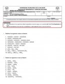 Suma y Resta de Binarios